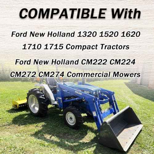 86512888 E9NN9601EA AF2840 Air Filter Compatible with Ford New Holland Compact Tractor 1320 1520 1620 1710 1715 Mower CM222 CM224 CM272 CM274 Replace SA16490, 46421, AF2840, 84541251