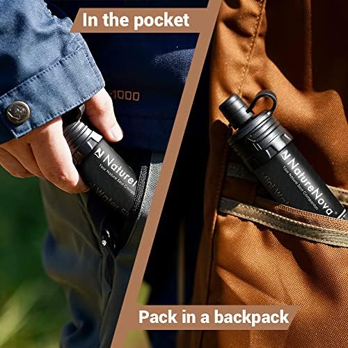 Mini Water Filter NatureNova Portable Emergency Water Filtration