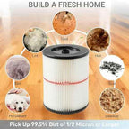 17816 Filter for Craftsman Shop Vac Filters 5/6/8/12/16 Gallon Wet/Dry Vac