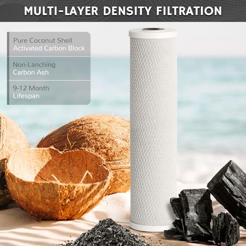 Airthereal Whole House Water Filter Housing, Sediment Filters for Well