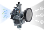 40mm Carburetor Velocity Stack Air Filter Cleaner Modified Trumpet - Image 4