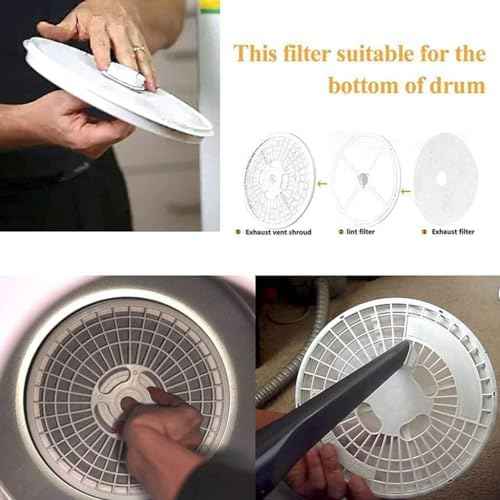 30 Pieces Cloth Portable Dryer Exhaust Filters Set Universal Dryer Lint
