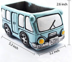 Green Bus Succulent Planter Pots, Small Plants Pot - Image 4