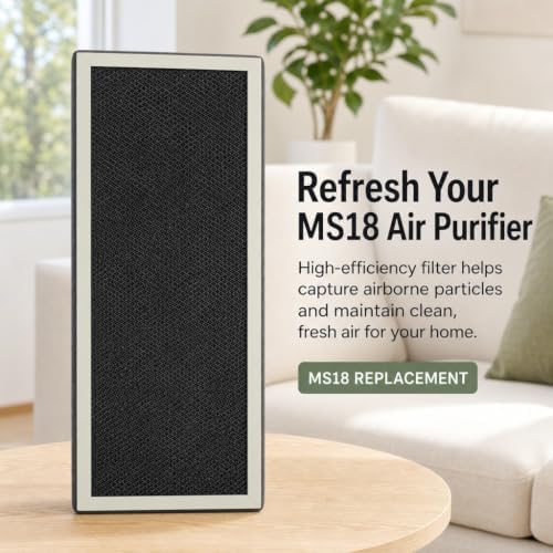 Replacement H13 Filte Compatible with Membrane Solutions MS18 Air Purifier - Field & Pure