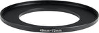 49-72mm Metal Step-Up Ring Adapter Compatible - Image 3
