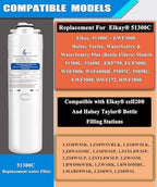 51300C Replacement for Elkay 51300C, Replacement 55898C Filters, Replacement Bottle Stations Compatible with Ezh2o Filter ERF750, 55898C, EWF3000 (No Chip 3-Pack) - Field & Pure