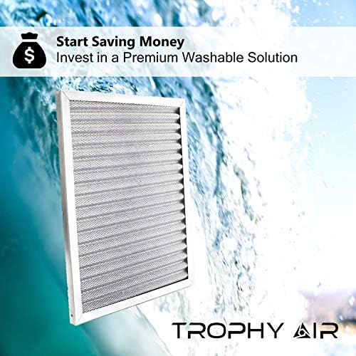 12x12x1 | Trophy Air | Merv 8 | Washable Furnace Filter | Lifetime
