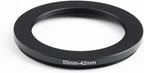55mm to 42mm Step-Down Ring Filter Adapter, Metal Ring Step-Down Rings Adapter - Image 2
