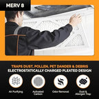 Tiger Tough 20x20x2 Air Filter MERV 8 MPR 600-800, High-Performance