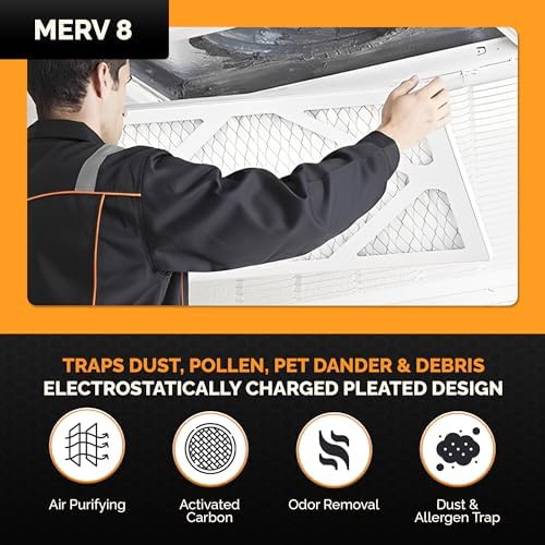 Tiger Tough 20x20x2 Air Filter MERV 8 MPR 600-800, High-Performance