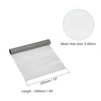 PATIKIL 40" L x 10" W Woven Wire Mesh, 300 Mesh 316L Stainless Steel Air Vent - Image 2