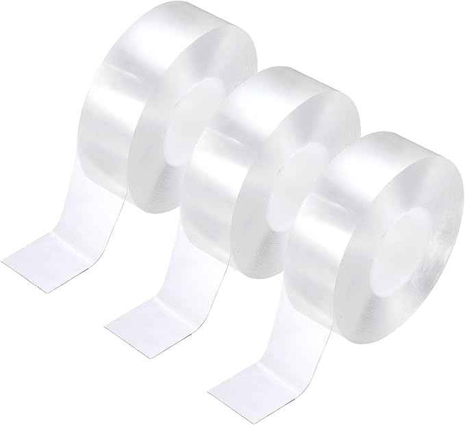 PATIKIL Clear Edge Protector Strip, 3 Roll 1.2 in x 32.8 ft Table Edge