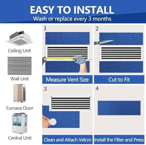 Reusable Air Filter 20x30x0.5, 2 Packs Cut to Fit Furnace Filters, MERV 6 Electrostatic Filter for HVAC, Mobile, Manufactured Homes, Washable Replacement Air Conditioner Filters,24 PCs Hooks