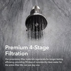AquaTru Shower - Advanced Shower Filter Removes Impurities from Hard