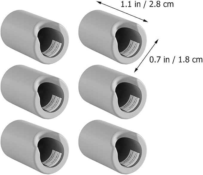 Veemoon 24pcs Drawer Handle Edge Protector Drawer Pulls Silicone Corner