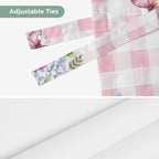 Spring Tie Up Valance Curtains for Windows, Kitchen Curtains Window Shades - Image 7