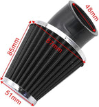 High Performance 48mm Motorcycle Air Filter, Dirt Bike Air Filter Compatible - Image 3