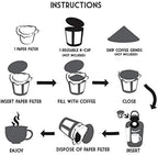 Pro Mael Disposable K Cup Filters, Coffee Filter Paper - Image 9