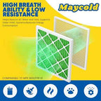 Maycold 24x30x1 MERV 13 Furnace Air Filter (2-Pack), High-Performance HVAC AC Filters for Home Use, Actual Size: 23.7" x 29.7" x 0.75", Individually Wrapped in Plastic