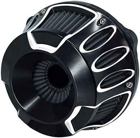 Air Intake Filter Motorcycle Air Cleaner Cnc Cut Kit Black for Harley Touring Street Glide 2008 - 2016 Softail 2016 - 2017 Fitment - C