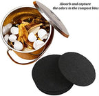 Resinta Compost Bin Filters - 12 Pack Refill Set, Round and Square - Field & Pure