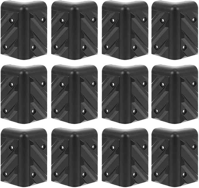 Gadpiparty Anti-Collision Speaker Corner Protectors 1.77 Inch Plastic Guards