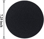 Becozofu 7.25 inch Kitchen Compost Bin Charcoal Filter Replacements, Compost Pail Replacement Carbon Filters, Round, Activated Charcoal, Set of 8 - Field & Pure