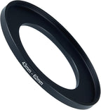 43mm to 62mm Step-up Adapter Rings Filter Adapter Black Metal Step Down Filter by Unknown
