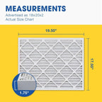 Aerostar 18x20x2 MERV 13 Pleated Air Filter, AC Furnace Air Filter, 6 Pack - Image 2