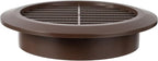 Brown 4" Inch Round Ventilation Grille - Image 7