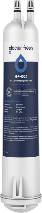 GLACIER FRESH EDR3RXD1 Refrigerator Water Filter, Compatible by GLACIERFRESH