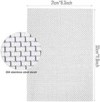 Wire Mesh Sheet Stainless Steel Woven Wire 5 Mesh No Rust Meshes Screen for DIY Projects Vent Window Screen Filter Mesh 8.26 X 11.8 Inch