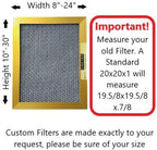 CARTER | Gold | MERV 8 | HVAC & Furnace Filter | Washable