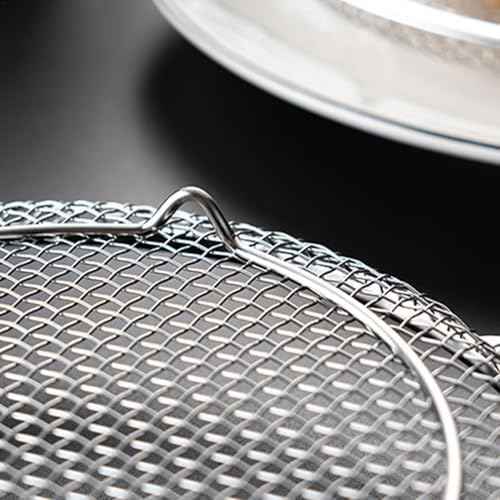Kitchen Oil Filter Tray - Stainless Steel Mesh Filtering Basket With Tray | Oil Drain Rack | Oil Drip Filter For Frying Grilling Food | Air Fryer Accessories For Frying Grilling Food