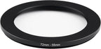 72mm Lens to 55mm Camera Lens Adapter 72mm to 55mm Step Down Ring Adapter Ring - Image 2