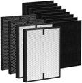 12 Pack 3000 Air Replacement Filter, Compatible with Air Doctor 3000, 3000M, 3000Pro Air Puri-fier, 2 Post-Filters + 2 Activated Carbon Filters + 8 Pre-Filters