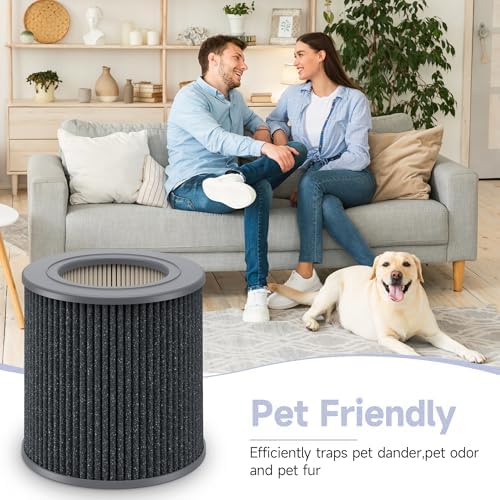 2 Pack Air Mini PECO-HEPA Replacement Filter Compatible with Molekule Air Mini & Air Mini+ Tri-Power Air Cleaner Purifier - Field & Pure