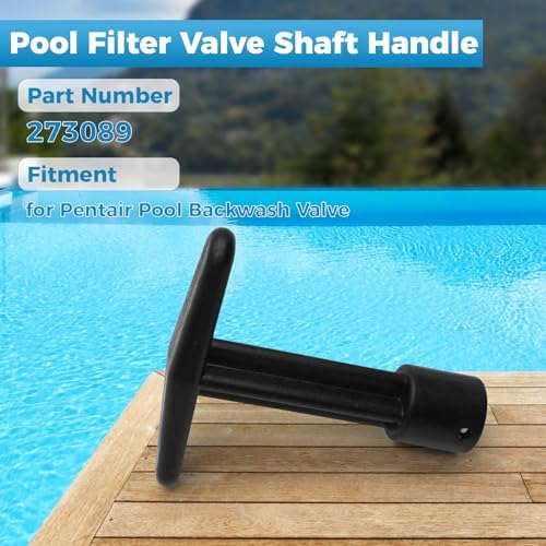 273089 Pool Filter Valve Shaft Handle for Pentair Pool Backwash Valve, 2 Inch Plastic Piston Shaft Handle for Pool and Spa Multiport Push and Pull Valve 261047 261165, 2 Pack