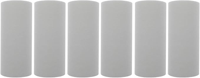 Tier1 10 Micron 10 Inch x 4.5 Inch | 6-Pack Spun Wound Polypropylene Whole by Tier1