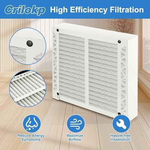2 Pack 413 Replacement Filter Compatible with AprilAire Whole House Air Purifiers Model 1410, 1610, 2410, 2416, 3410, 4400, Size:16x25x4(15.5" x 27.36" x 3.77") MERV 13 Pleated HVAC AC Furnace Filter