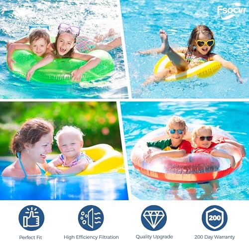 27002-0300S Pool Fliter Compatible with sta-rite PLM300 and System 2 Pool and Spa Cartridge Filter Modular Media, Replacement for sta-rite 27002-0300S DE Pool and Spa Filter,300 sq.ft - Field & Pure