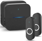 AIDA Lighted Wireless Doorbell, Home Waterproof Doorbell 1, 000ft Range
