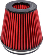Universal 6" 152mm igh-Flow Air Filter, Reusable Cone Cold Air Intake, High by Kyostar