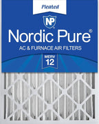 Nordic Pure 16x25x4 Pleated MERV 12 Air Filter 1 Pack by NordicPure