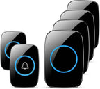 Wireless Doorbell, FullHouse Waterproof Door Bell Kit, Distinguish front and