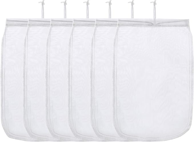 ALEGI Aquarium Filter Media Bag Extra Fine, Reusable 180 Micron Drawstring Mesh by ALEGIAquarium