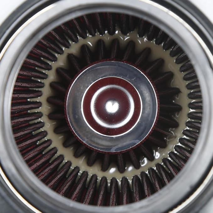 Universal 3/3.5/4" High-Flow Air Filter, Reusable Cone Cold Air Intake - Image 7