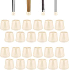 1" Round Rubber Chair Leg Tips Caps, Chair Leg Floor Protectors, Non-Slip