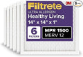 Filtrete 14x14x1 AC Furnace Air Filter, MERV 12, MPR 1500, CERTIFIED asthma & by Filtrete