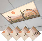 Fluorescent Light Covers for Ceiling Lights Cactus Desert Magnetic Light by Home+L6